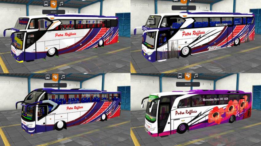 Mod Bussid Bus Putra Raflesia