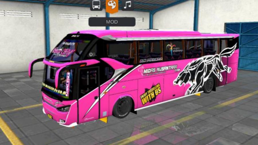 Mod Bussid Bus Midas Nusantara