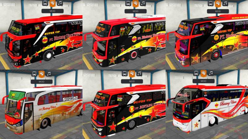 Mod Bussid Bus Bintang Utara Putra