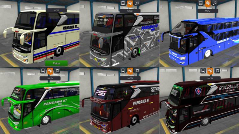 Mod Bussid Bus Pandawa 87