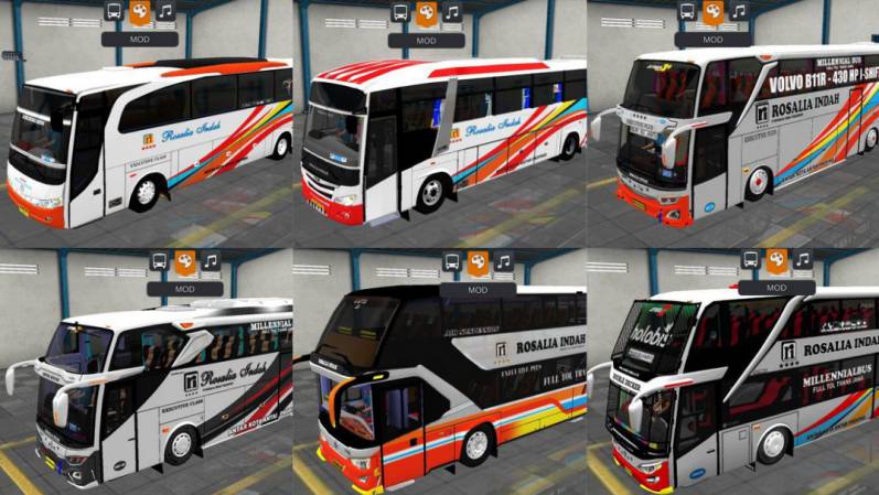 Mod Bussid Bus Rosalia Indah