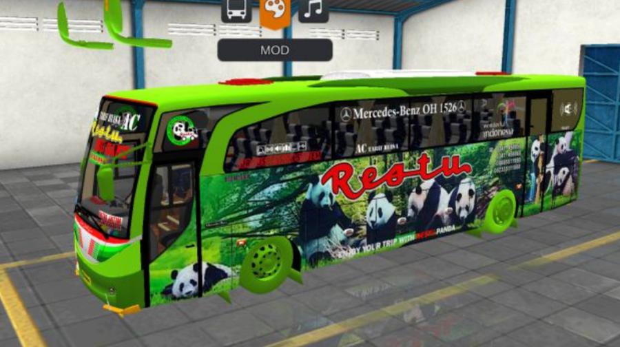 Mod Bussid Bus Restu Panda Marcopolo