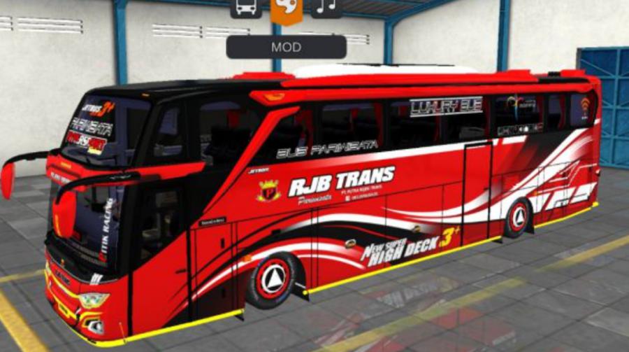 Mod Bussid Bus JB3+ SHD Mercy O500R RJB Trans