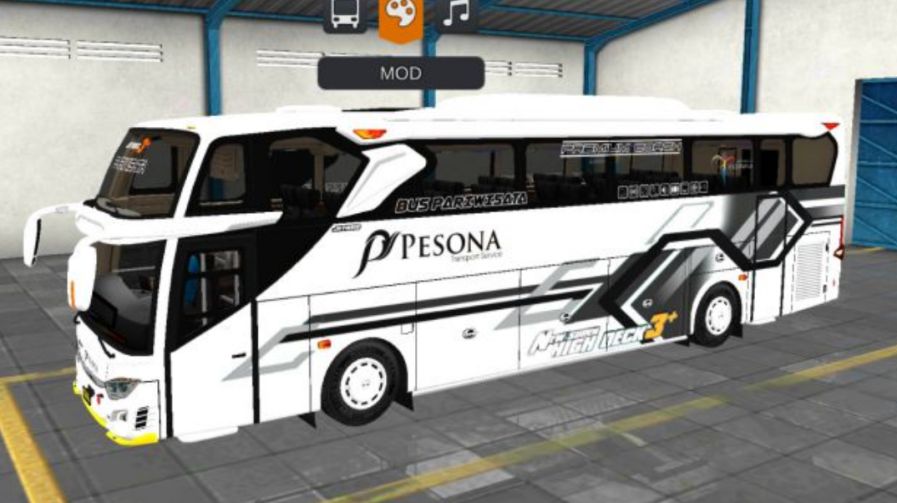 Download Mod Bussid Bus Pesona SHD Hino RK