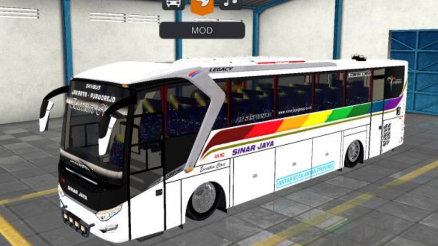 Mod Bussid Bus SR1 Legacy Sinar Jaya