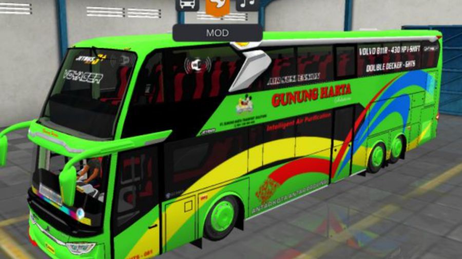 Mod Bussid Bus DD Gunung Harta