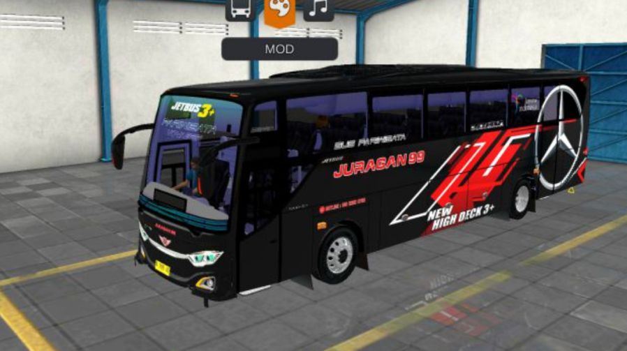 Mod Bussid Juragan 99 JB3+ SG Mercy