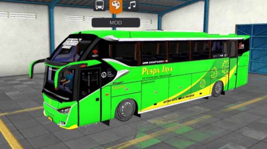 Mod Bussid Bus Puspa Jaya SR2 Hino