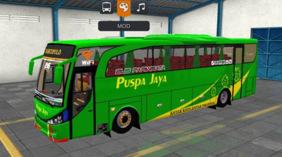 Mod Bussid Bus Puspa Jaya Mercopolo