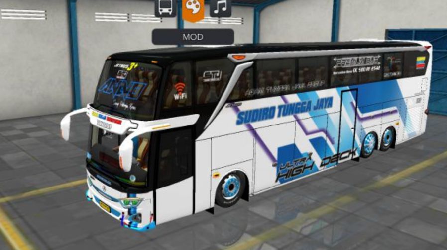 Mod Bussid Bus Ultra High Decker STJ