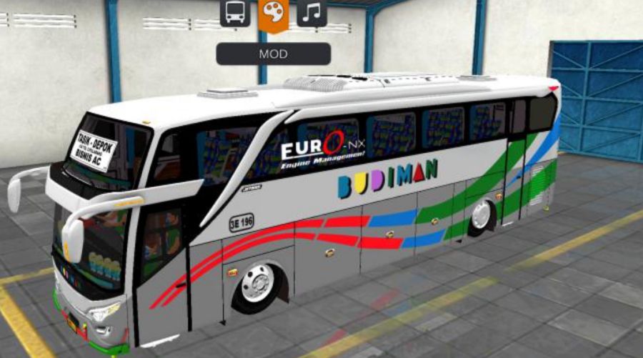Mod Bussid Bus JB2+ SHD Budiman