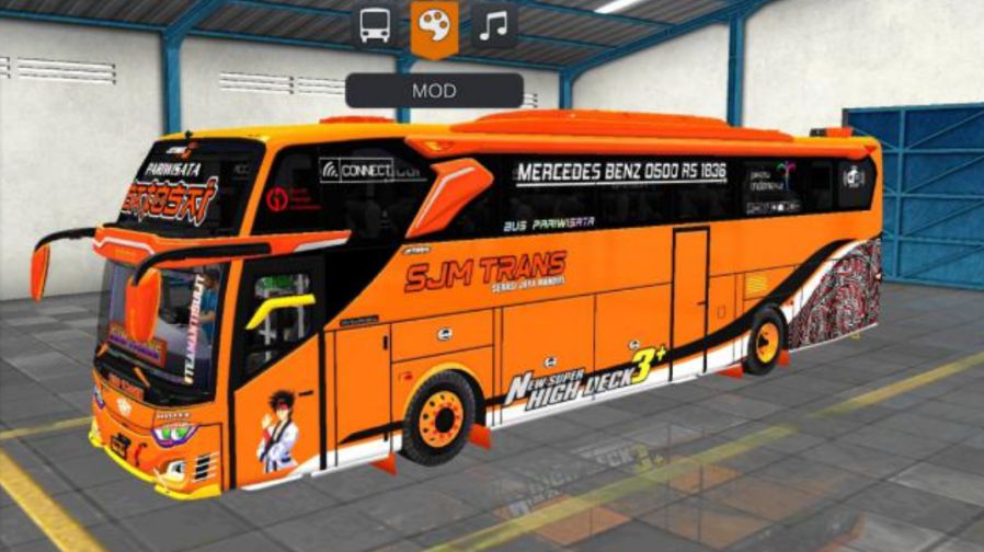 Mod Bussid Bus SJM Trans Mercy O500R