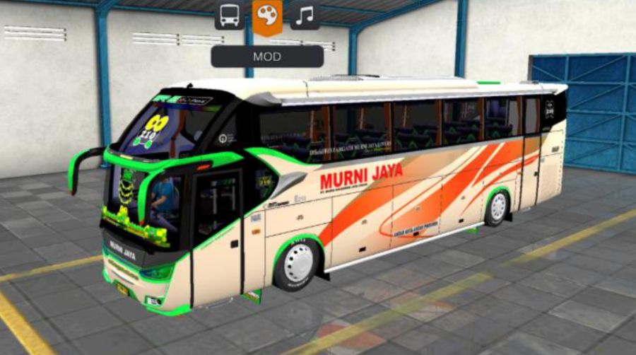 Mod Bussid Bus Murni Jaya SR2 Hino