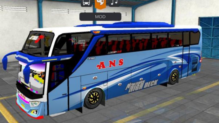 Mod Bussid Bus ANS JB3+ SHD Hino RK8