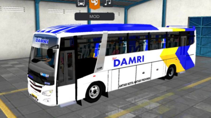 Mod Bussid Bus DAMRI Trisakti Titan