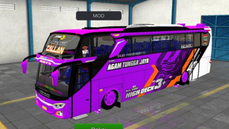Mod Bussid Bus Agam Tungga Jaya JB3+