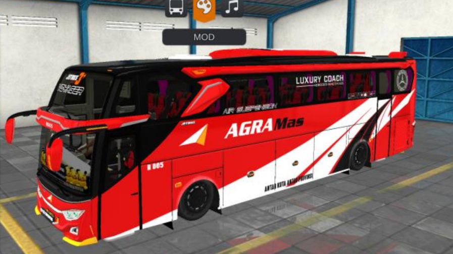 Mod Bussid Bus Agra Mas JB3+ SHD Voyager