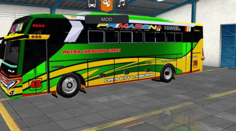 Mod Bussid Bus Putra Luragung JB3