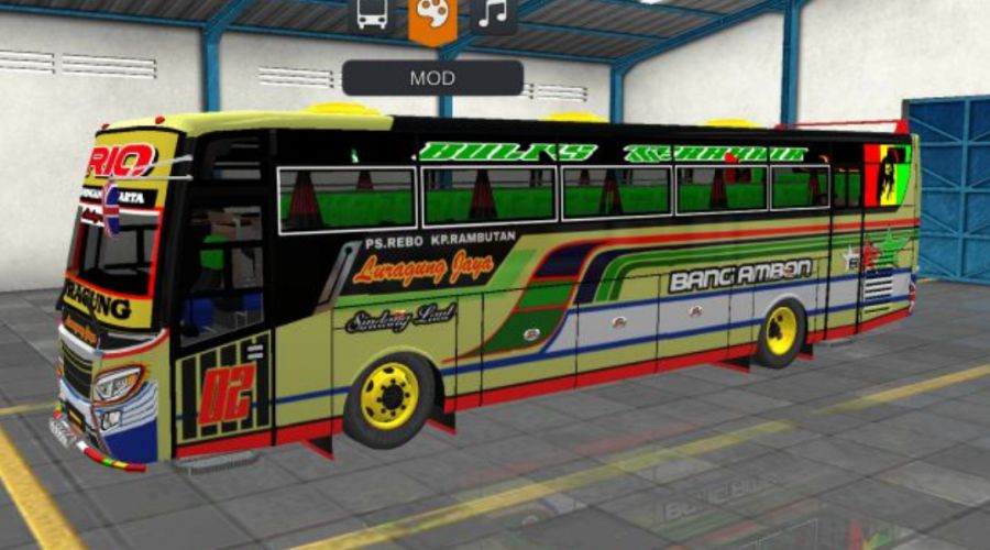 Mod Bussid Bus Putra Luragung Trisakti Titanium
