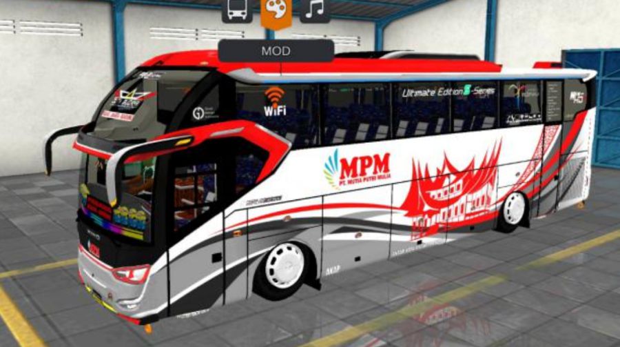 Mod Bussid Bus SR2 XHD Hino S MPM