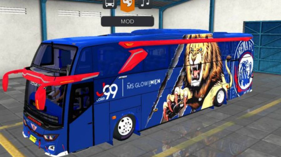 Mod Bussid Bus JB3+ Hino RK Arema