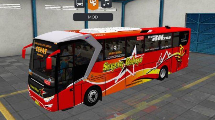 Mod Bussid Bus Sugeng Rahayu SR1 Hino