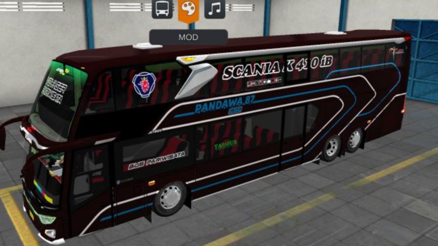 Mod Bussid Bus Pandawa 87 JB3+ SDD Voyager