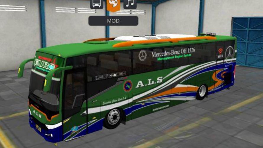 Mod Bussid Bus Scorpion X ALS