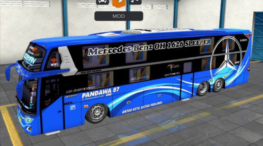 Mod Bussid Dream Coach Pandawa 87